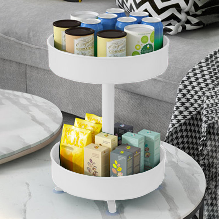 Two tier revolving online spice rack